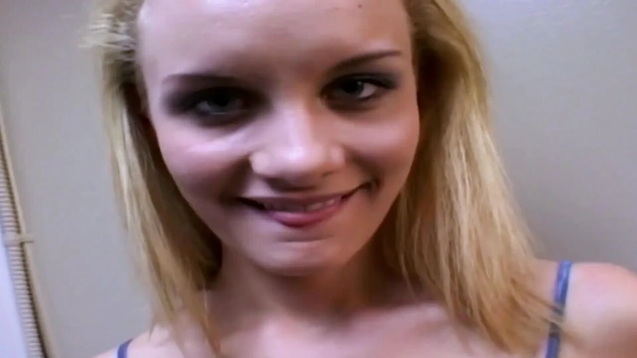 Blonde Slut's Pussy Stretched Wide by Throbbing Cock