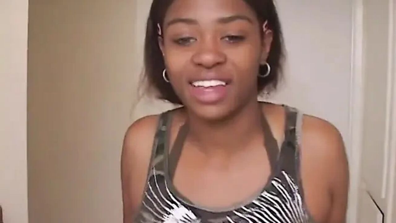 Ebony babe knows how to make a cock cum