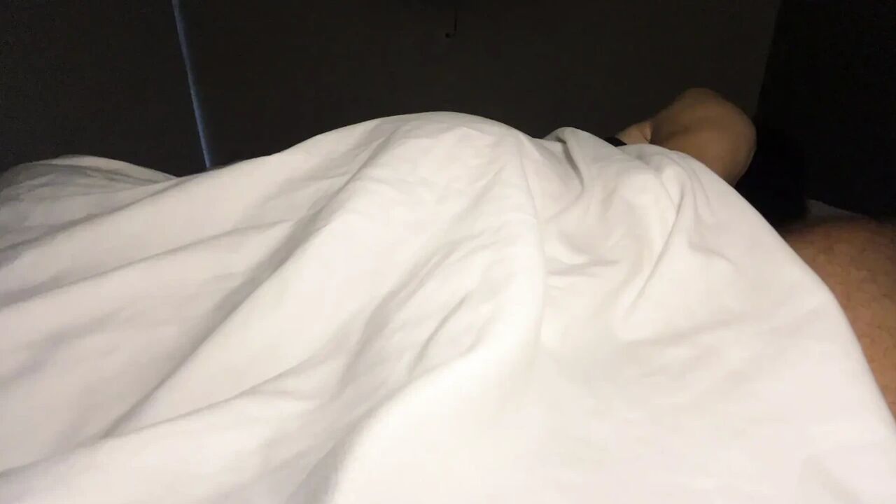 My Stepsister’s playing with my Cock under the sheets and rubbing it on her Asshole