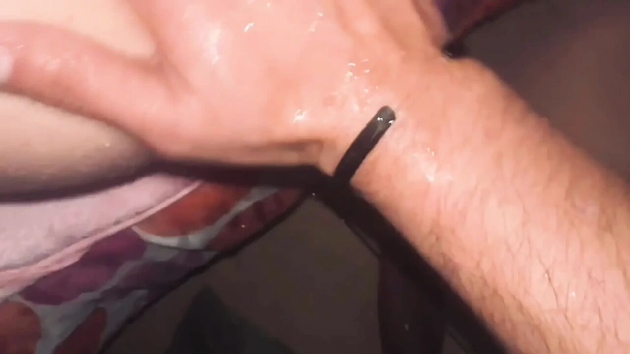 All the squirting pussy POV you could want , covering husband in pussy juices