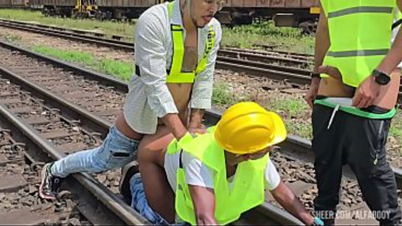 Workers had hot sex with the boss during their lunch break.