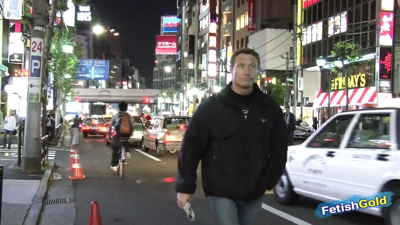 Petite Asian college girl gets her hairy pussy drilled by older muscular guy