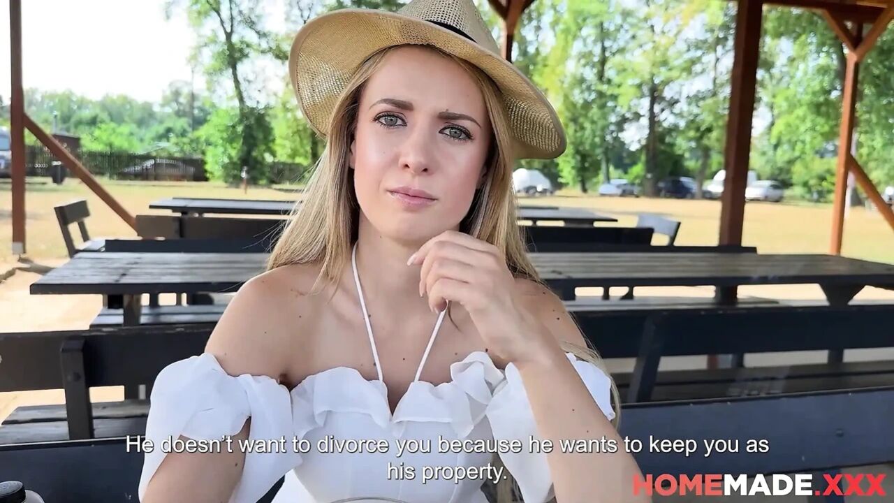 Divorcee Adriana Sweet Blonde Goes on a Blind Date by the Lake
