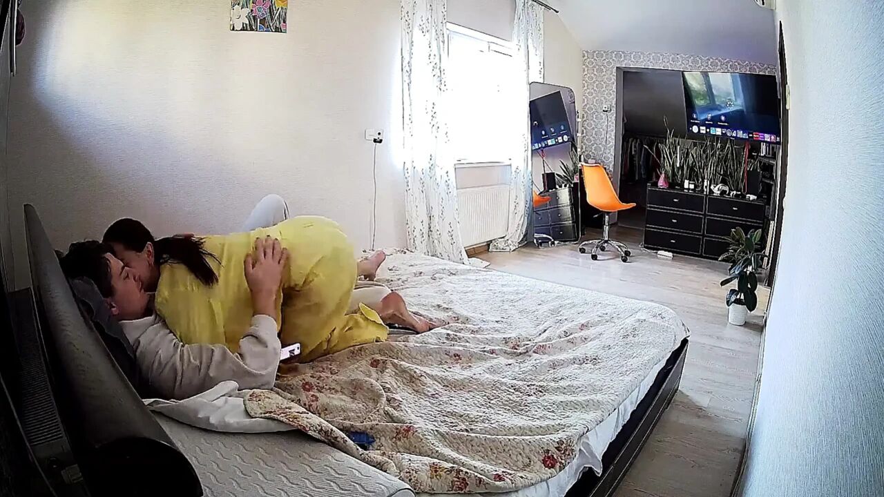 Danildo plays with Kamila’s tits while his cock is being pleasured