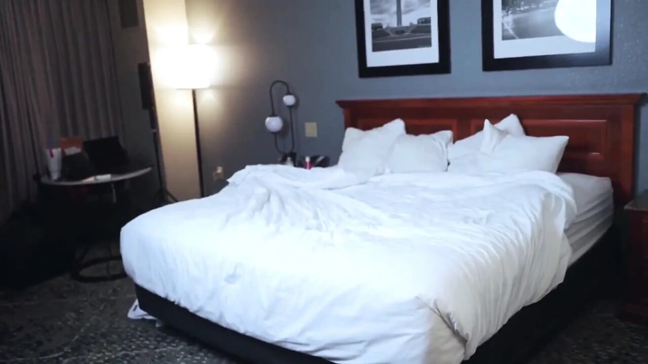 Black Teen Step-daughter Shares a Hotel Bed with Step-dad