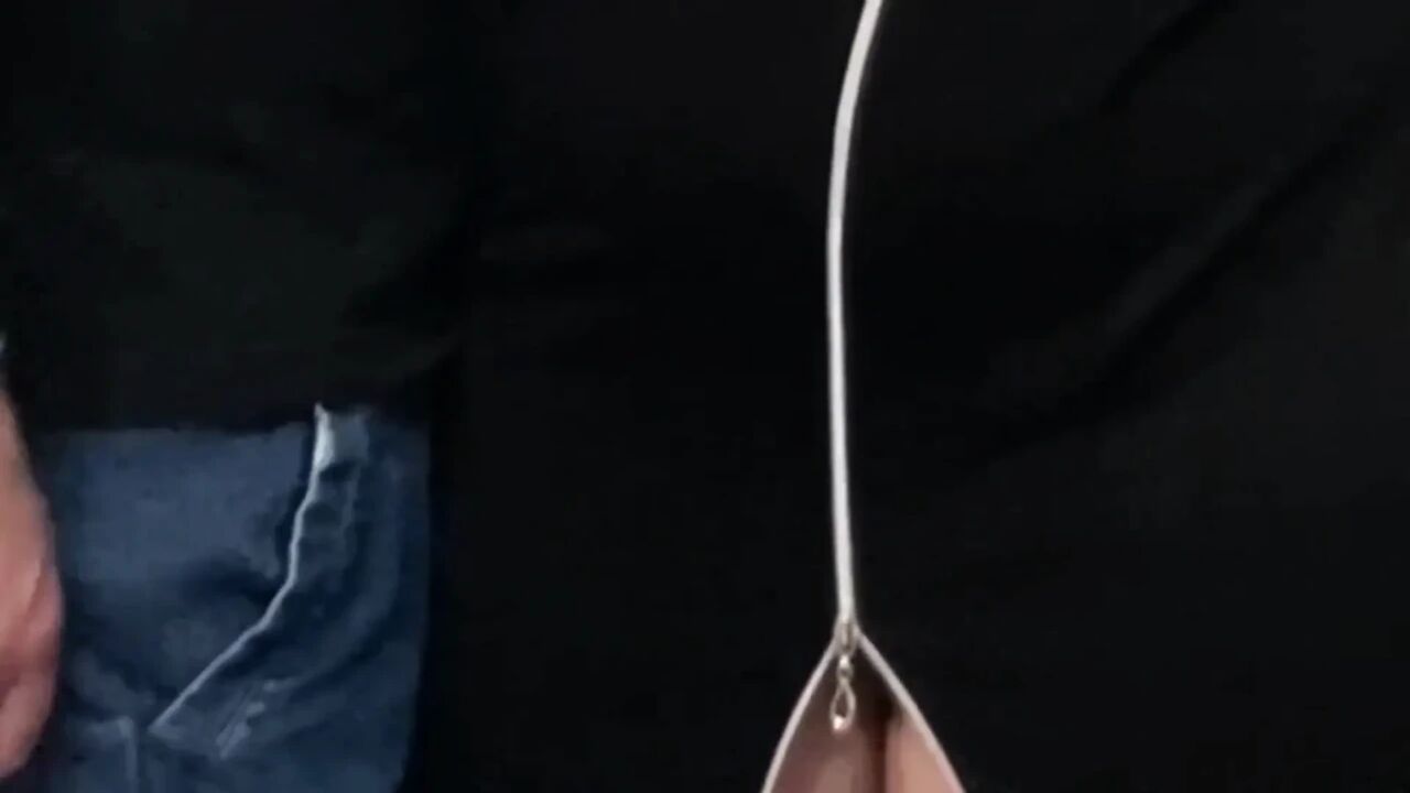 Strange Perv Fingering MILF Pussy in Public