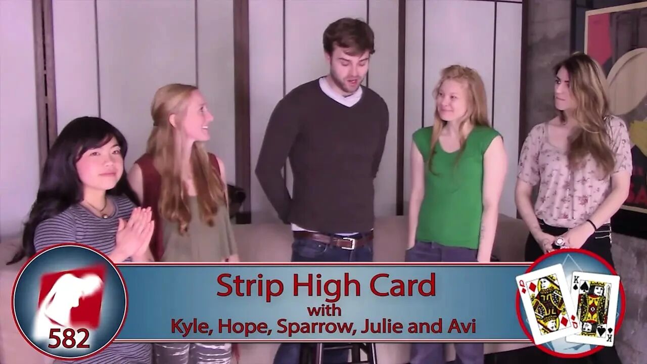 The Strip High Card players are all smiles revealing more skin