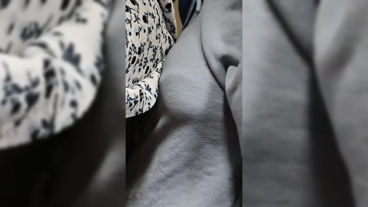 Almost Seen when She Touch Stranger's Erection In a Crowded Train. Girl's Panties get Soaked With His Warm Sperm