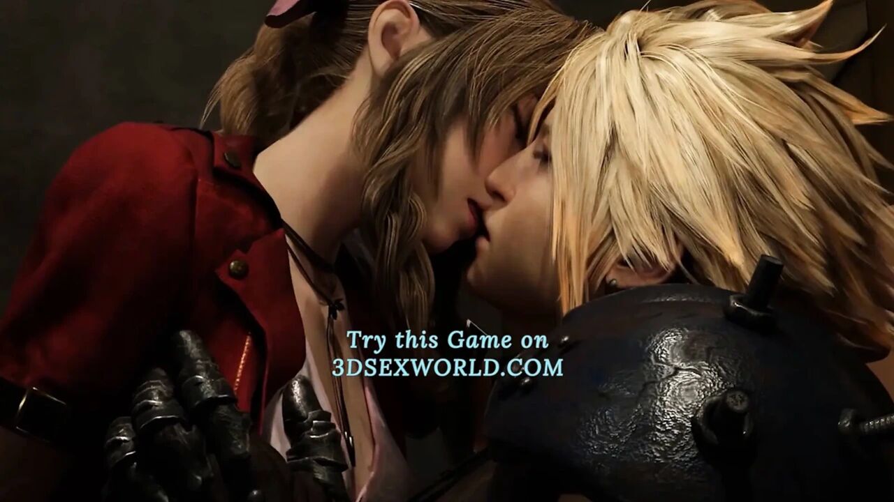 Skinny Teen Aerith gets Pussy Licking and Fucking From Cloud (Realistic 3D Sexgame)
