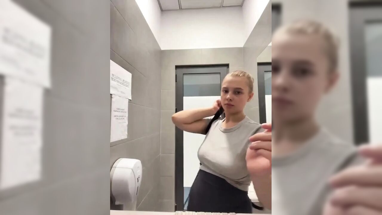 First Time Double Penetrating in Public
