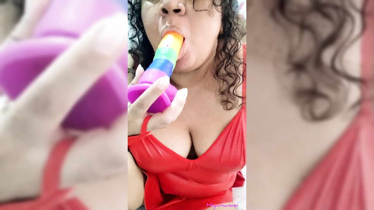 I can't wait to feel you with my colorful cock