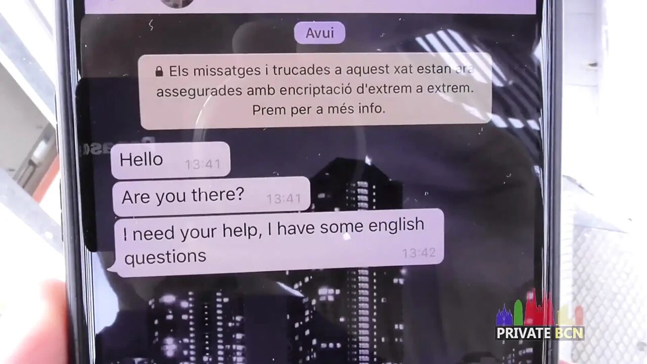 English lessons, sex, footjob and 2 cumshots