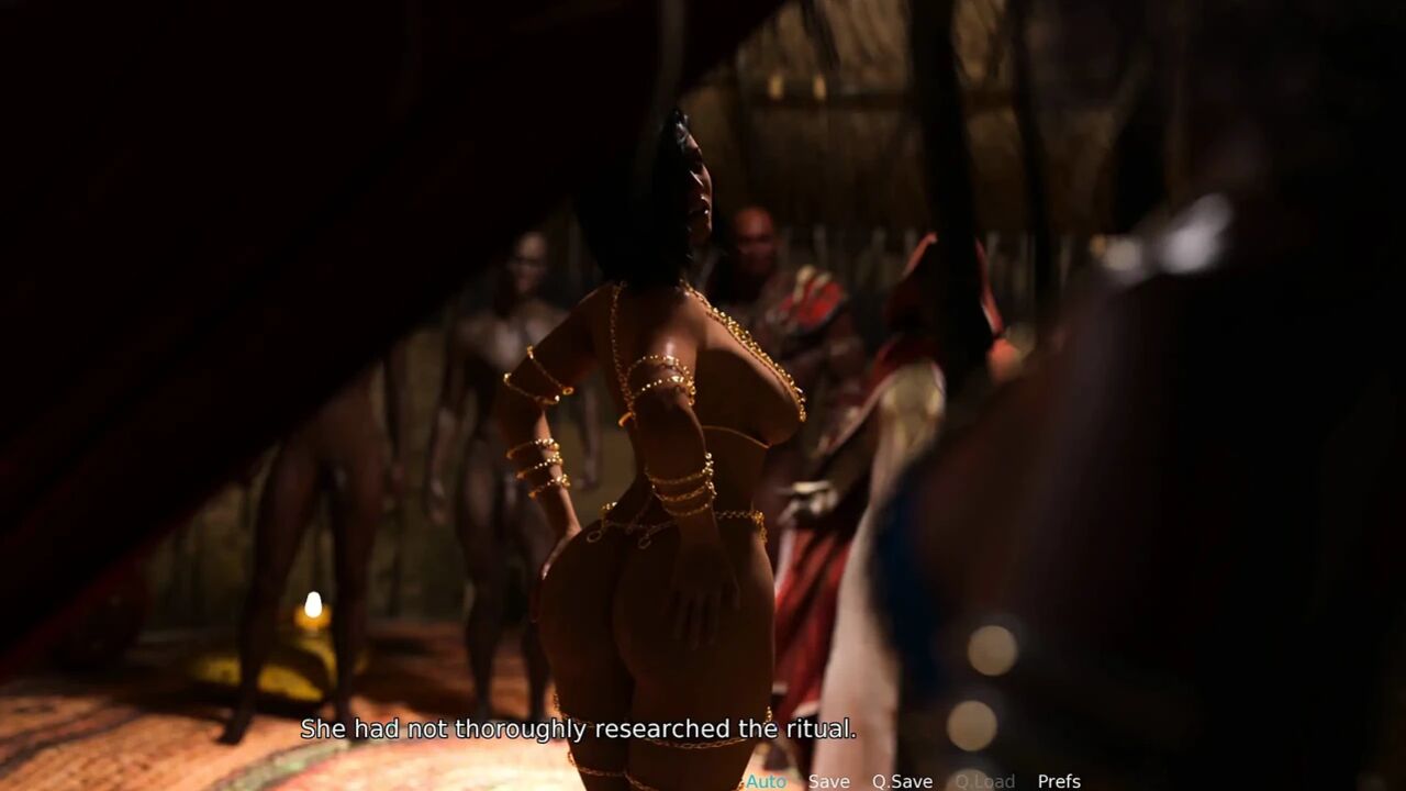 Anna Exciting Affection 80 Anna Participated in a Ritual and Wild Party with 3 Bbcs