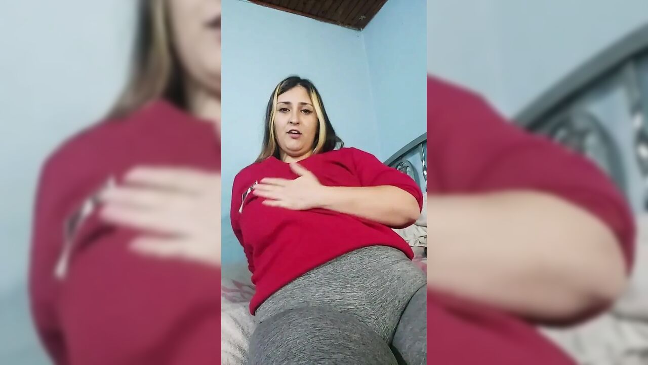 BBW Stepdaddy told me to shut my mouth while fucking myself