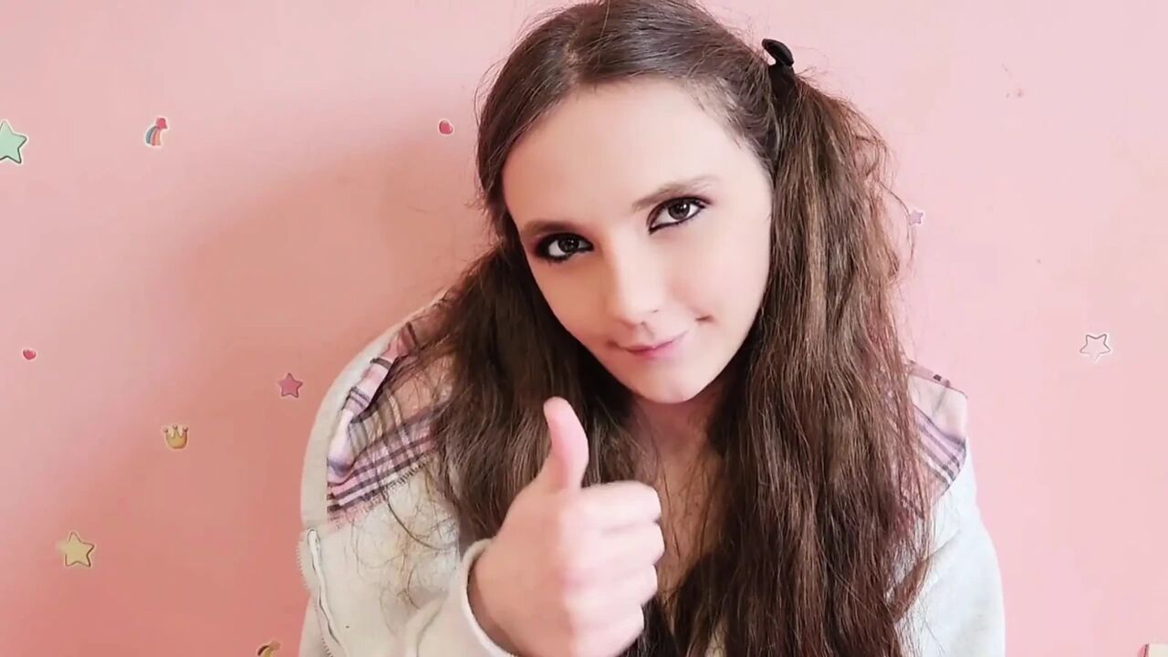 A Kawaii Girly Girl Masturbates with Different Things