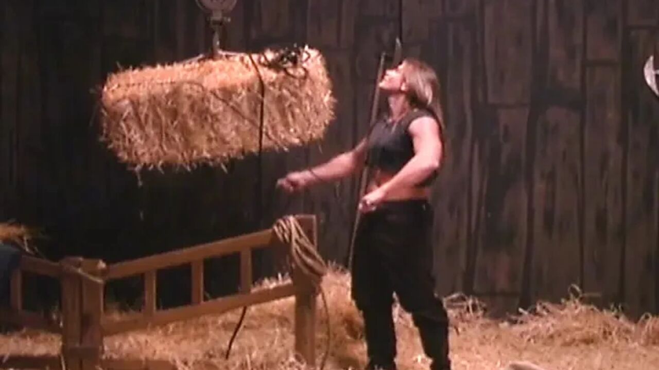 MILF Pounded Rough in Hay Barn Pussy Stretched Wide