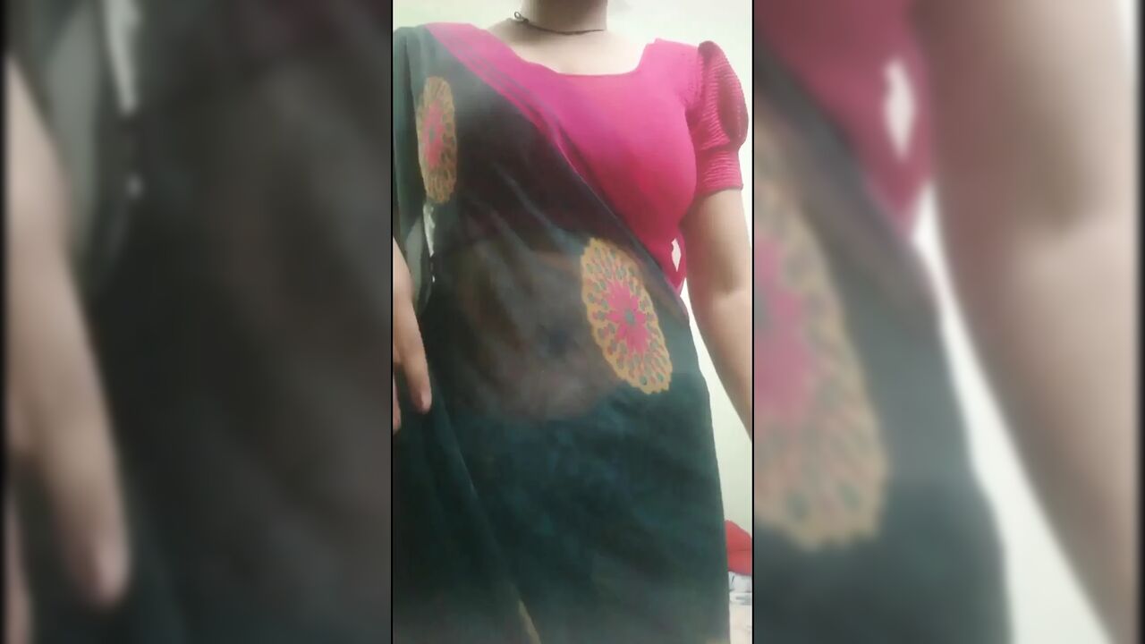 Desi Saree Undressing Tease - Full Nude Solo Play - Intense Orgasm - No Face - 4K