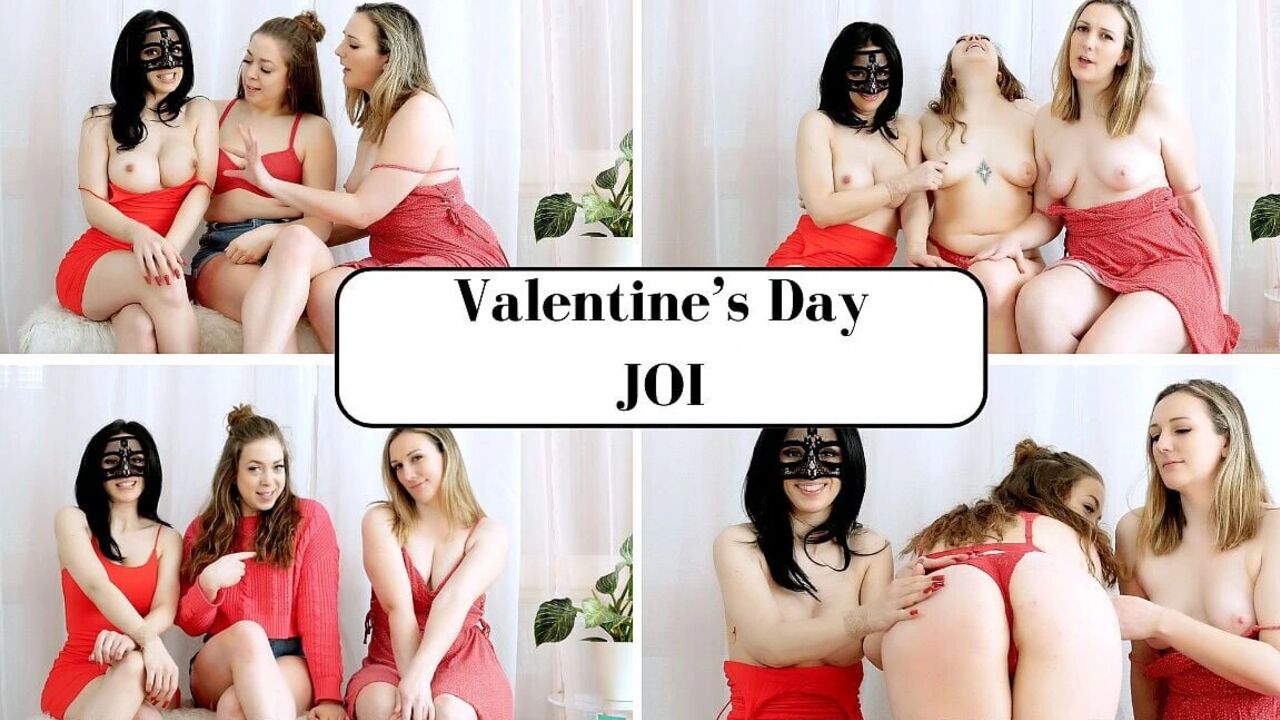 Valentine's Day JOI - Elle Eros, Hasmik JOI, Clara Dee