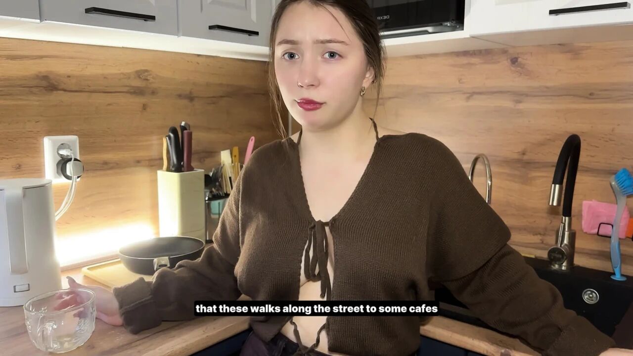 A Stranger From the Street Allows Herself to Be Fucked for a Cup of Coffee