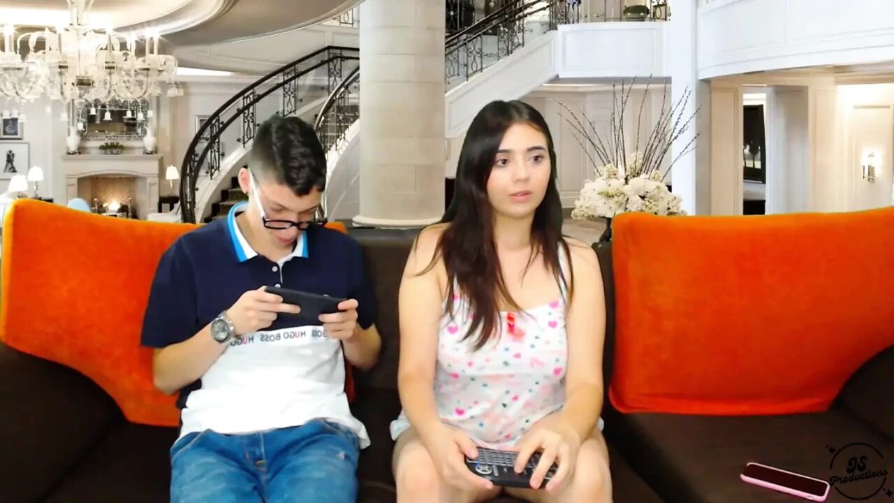 Cute amateur teen fucks with her neighbor while her husband is away