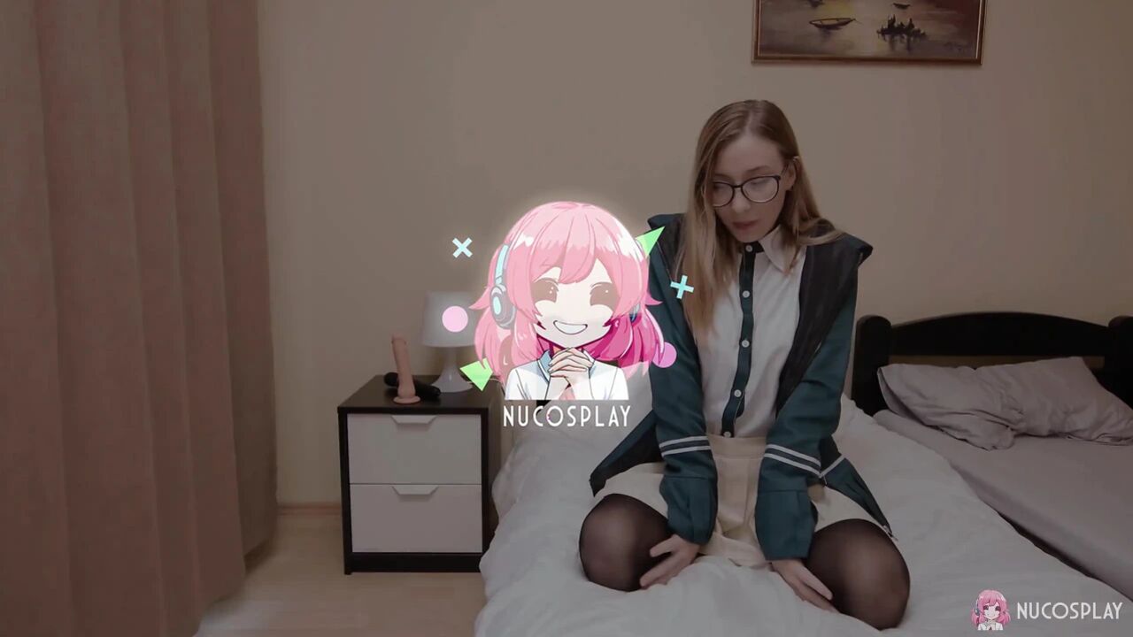 Mary Cosplays a Nerdy Student Who Needs Orgasms Badly