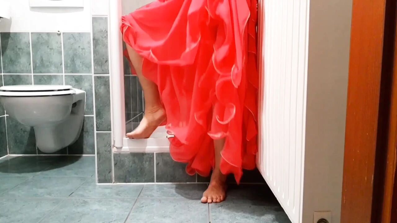 Selena's Sex Games in Red Skirt