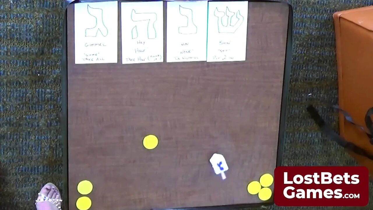 Chelstein and Dee Williams in a Game of Strip Dreidel