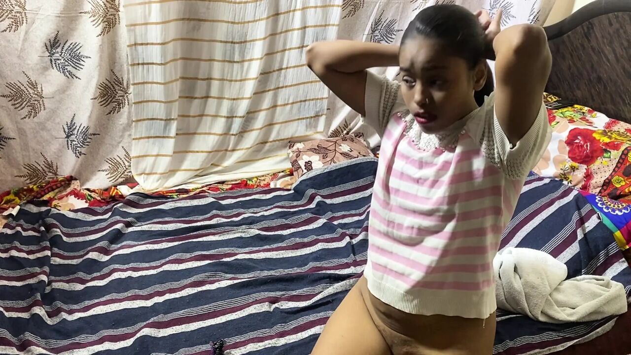 Indian 18 Year Old Teen Hot Sex with Her Step Dad