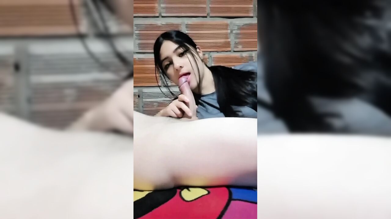 Sexy Secretary Sucking the Boss's Big Cock