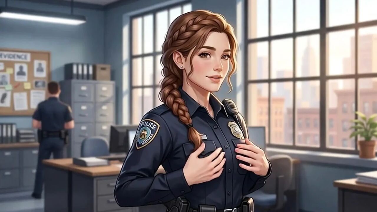 Police woman arrests you and then fucks you