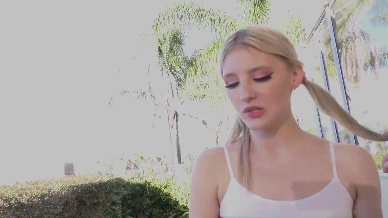 Naughty Melody Marks Gets Covered in Stepdad's Cum