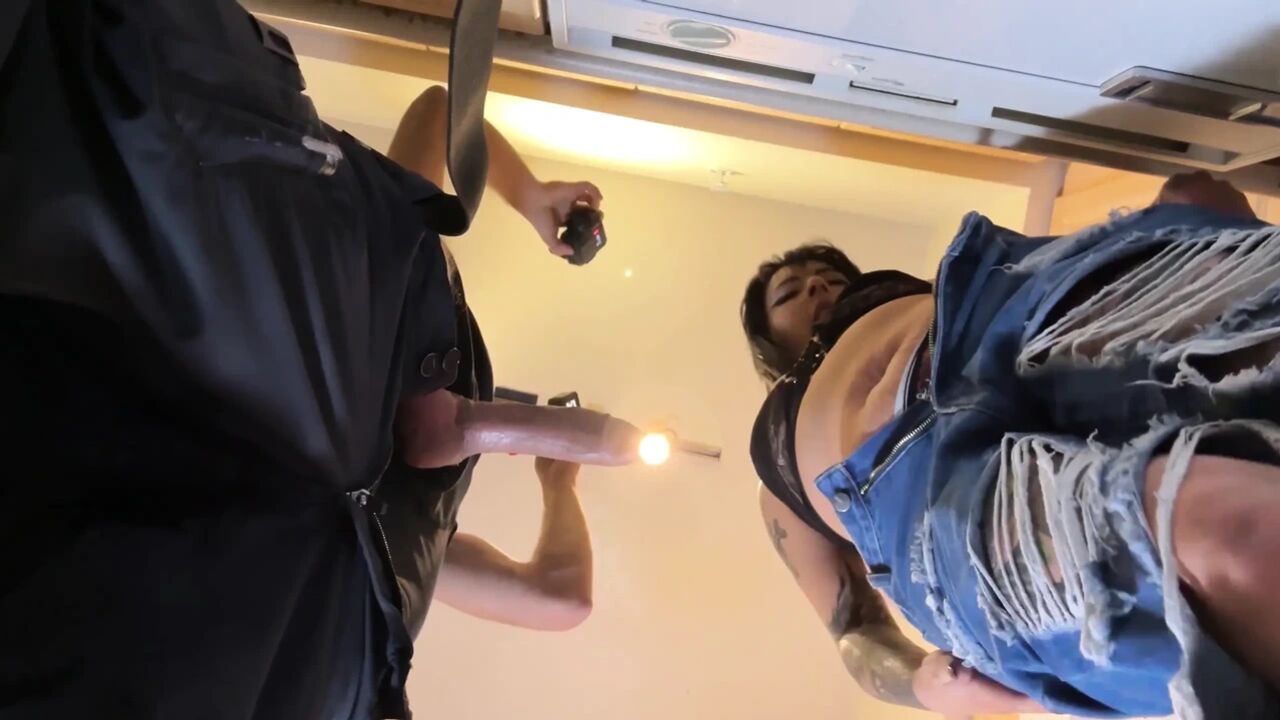 Sex with the New Neighbor Hot Goth Girl Step Sis Roomate Creampied