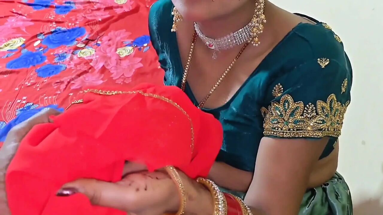 Beutiful new married couple bedroom romance sex clear hindi audio