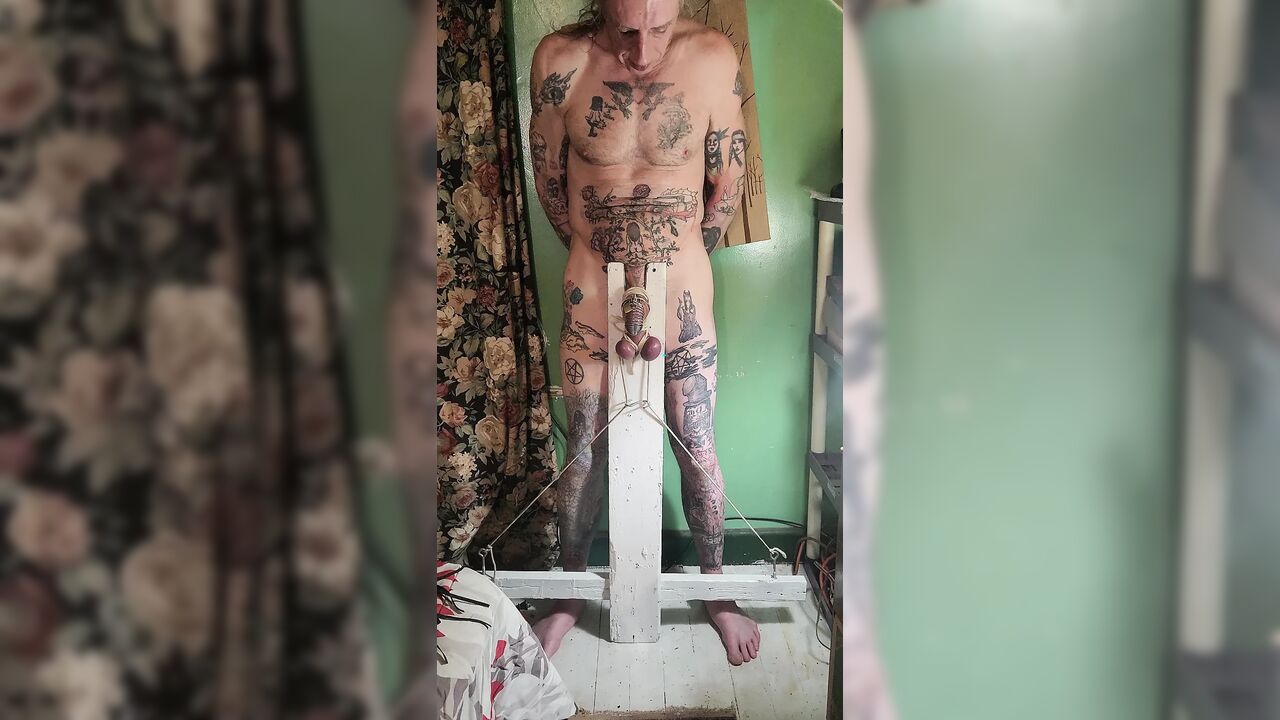 Goode Girl Unholy Crucifix Ballbusting Pt3