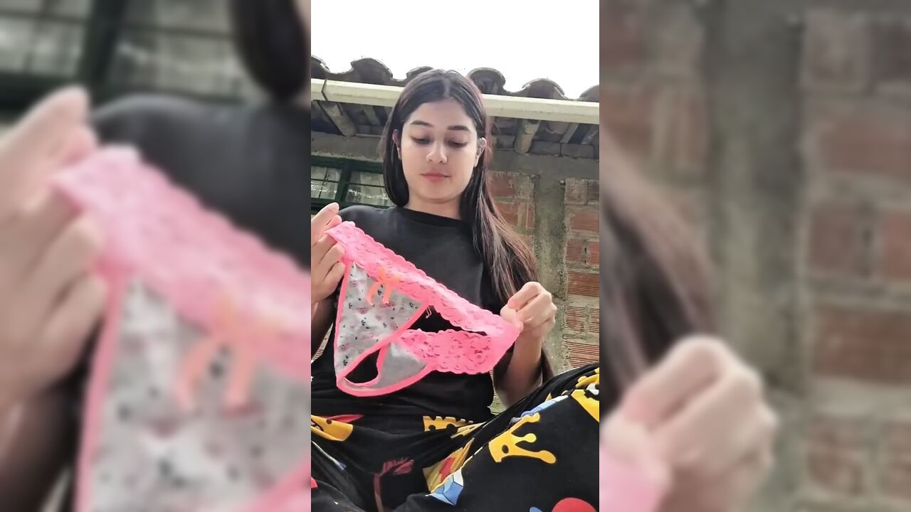 Yulieth Gomez Touches Herself in Her in-laws' Parking Lot and Shows off Her Delicious Tits
