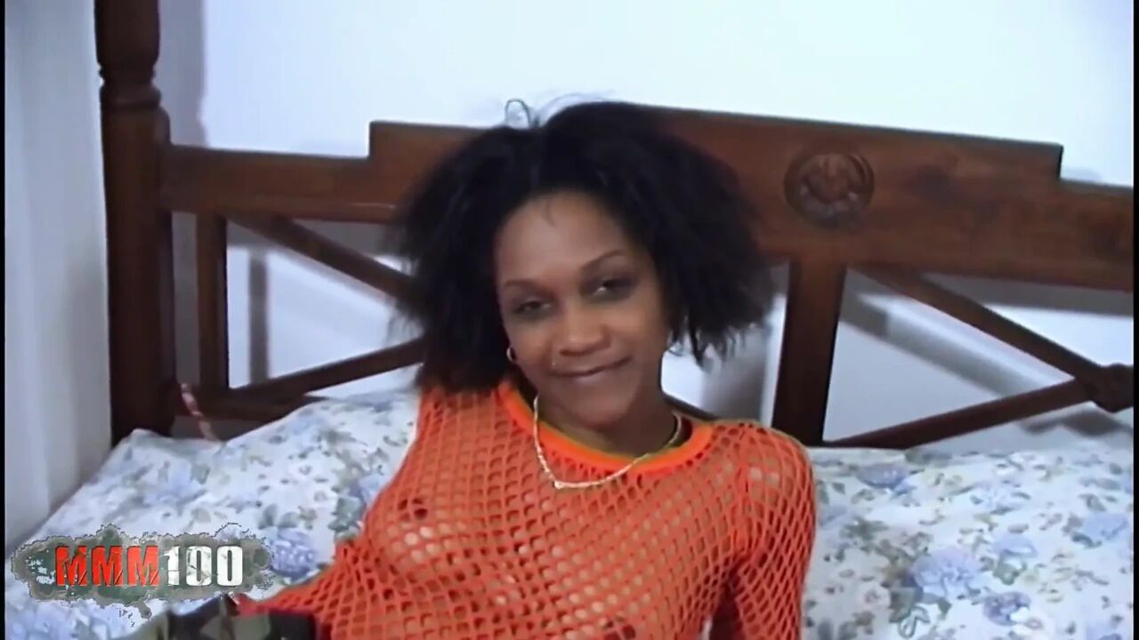 Shania: Intense Bed Action with Ebony French Shania & Terry - Scene of the Interracial Chamber