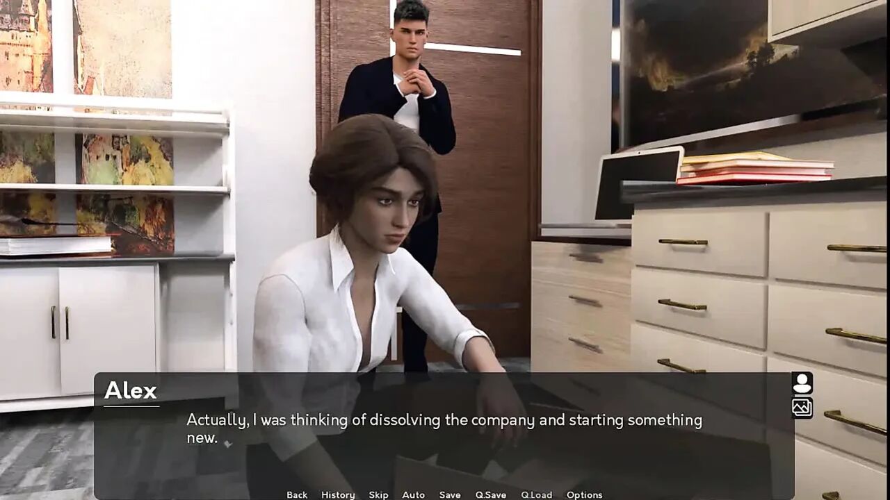 Pantyhoes: the employees are angry to their boss, because he fucked them all ep 8