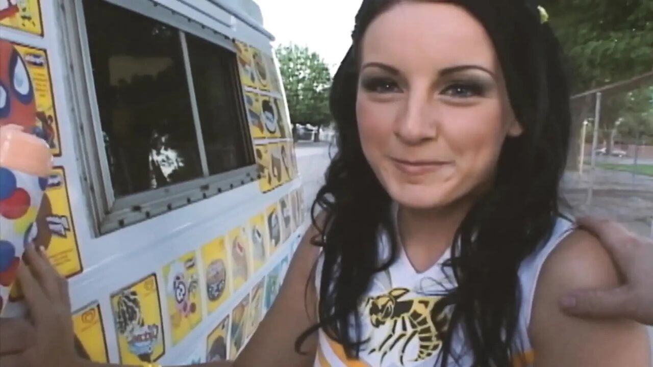 Sexy Ice Cream Scene-1_sexy Teen Brunette Gets Fucked and Facial in the Ice Cream Truck