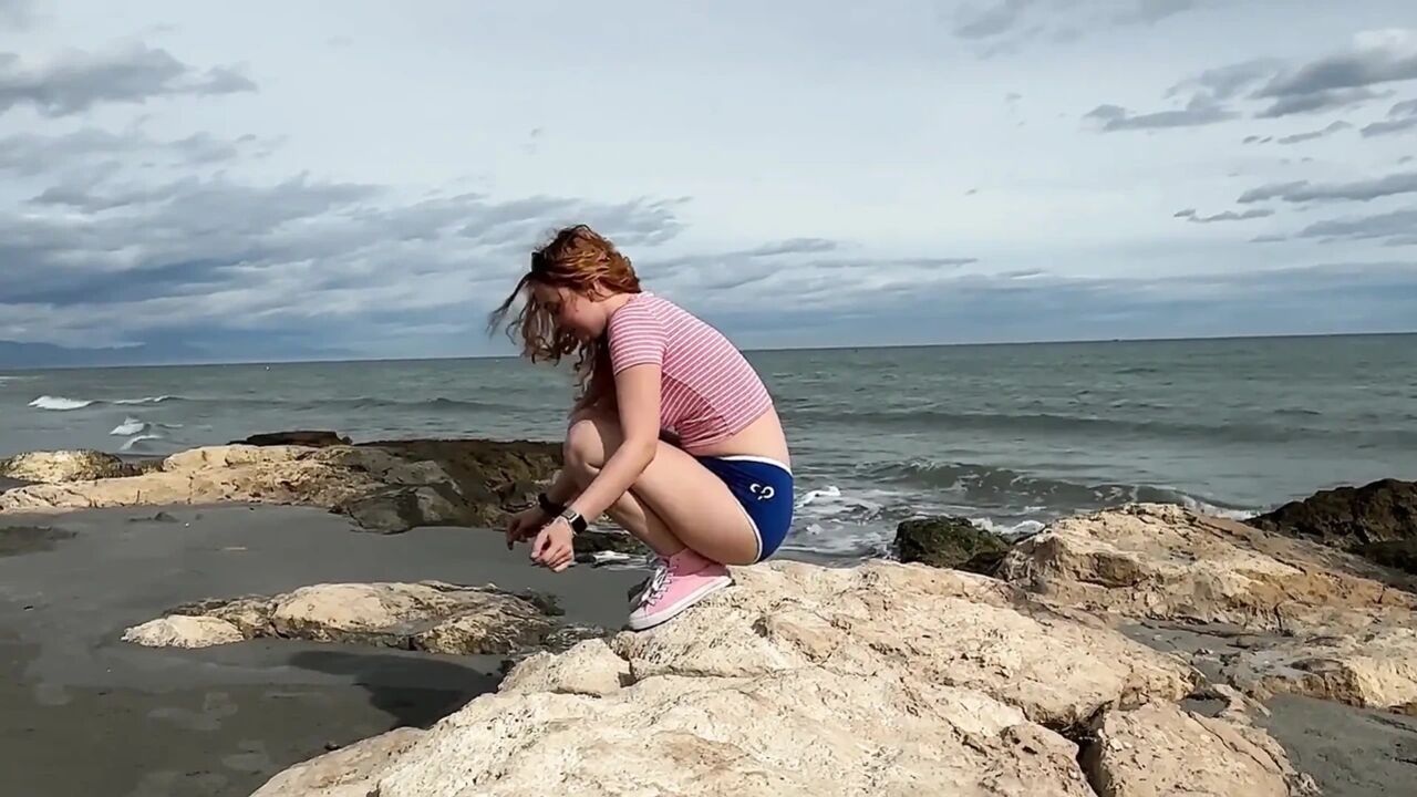 Enjoying Dark Sand Playa, Collecting Shells