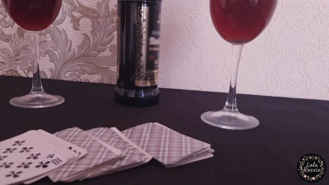 Cards, Money, One Dick . The girl lost to the guy in a card game for undressing and was fucked