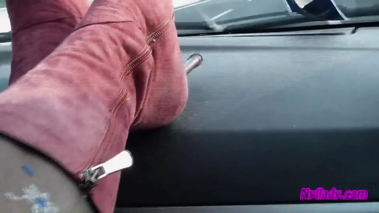 In the Car Playing with My Husband