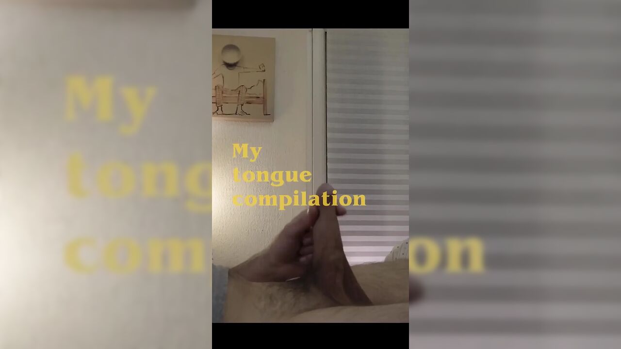 I Compile the Best Moments of Tongue Action While Eating Cock