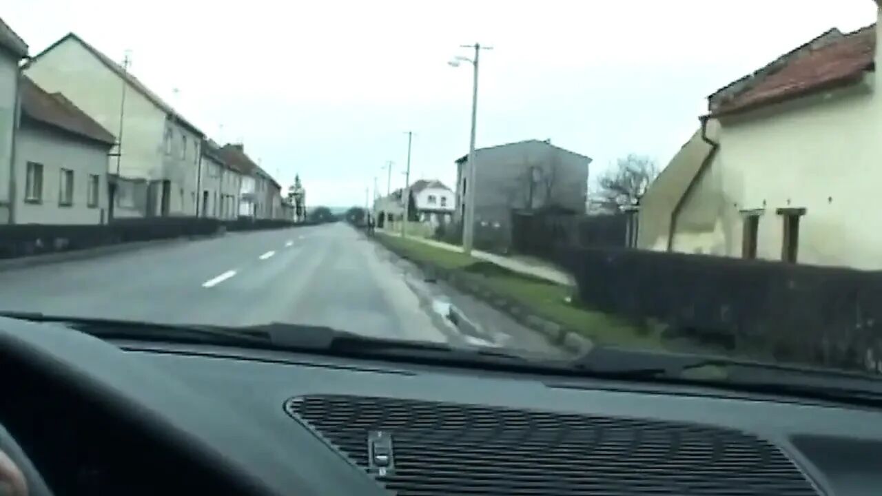 Pierced Pussy Dildo Stretch Squirting in The Car