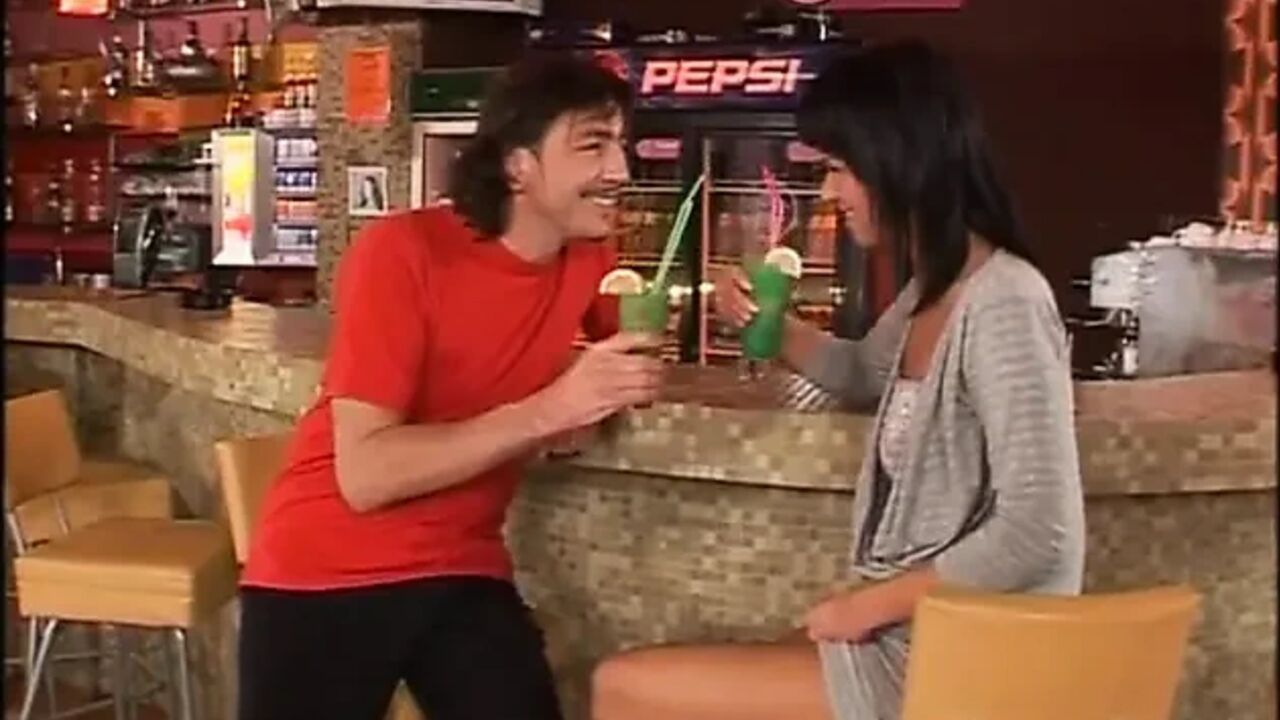 Sexy brunette ass fucking in the pub...cum in mouth