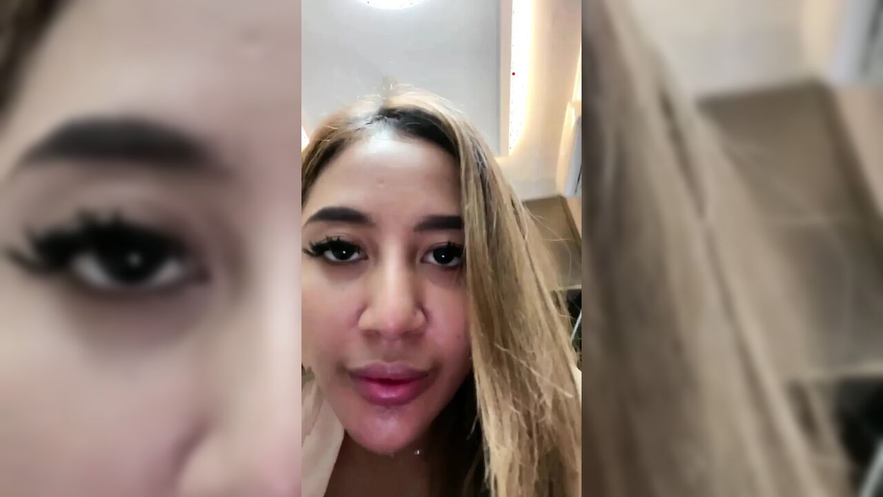 Indonesian popular model getting naked