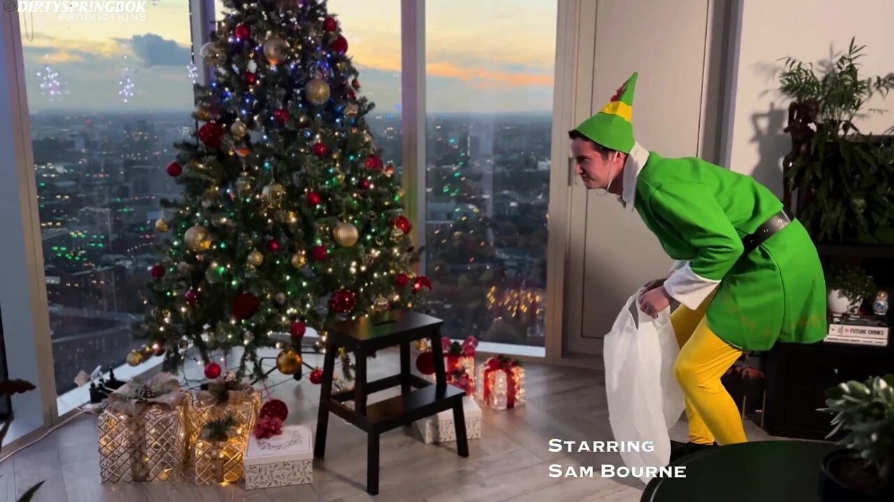 Naughty Elf Caught Stealing Christmas Gifts