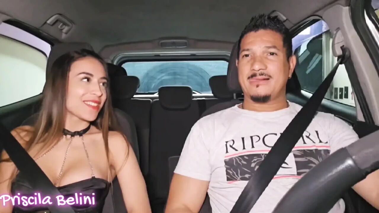 Couple Fucking on the Drive After the Swing Fucked the Ass and Pussy