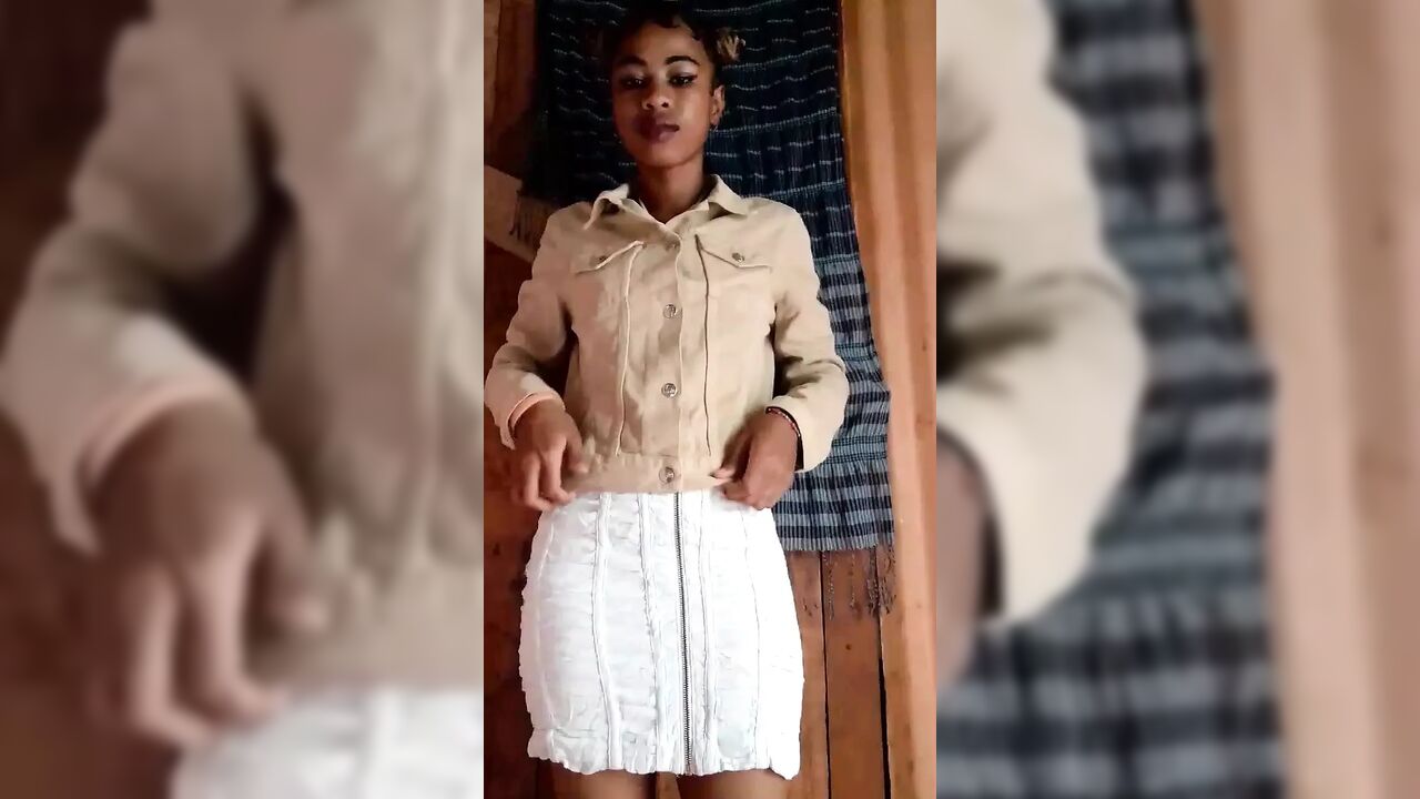 Black Teen Babe Stip for You