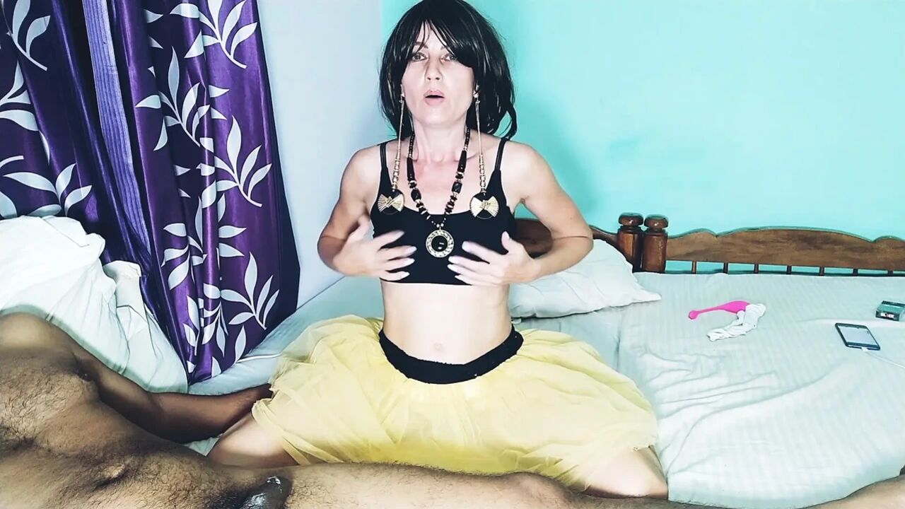 Nasty Horny Slut Making Interracial Love