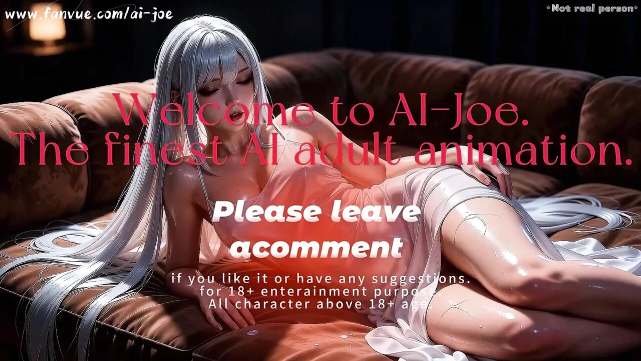 The beautiful woman with white hair, captivating you completely. Hope this will ignite your passion! first episode AI-generated